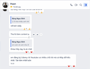 anh huan feedback